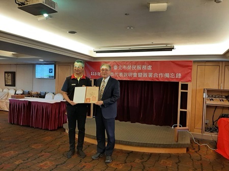 康寧大學成為台北市榮民服務處合作夥伴 將提供榮民弟兄終身學習的另外一個家